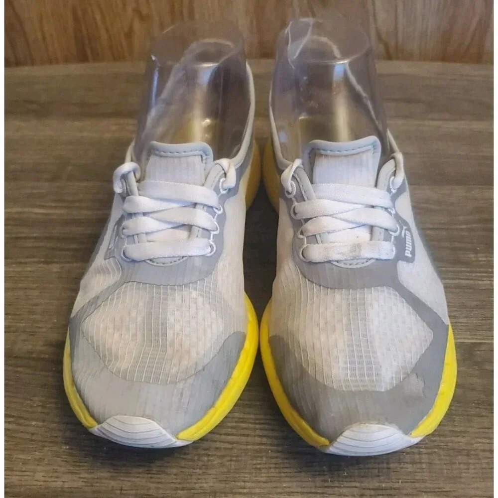 Puma Eco OrthoLite Shoes Sneakers Womens Size 7 Gray‎ Yellow